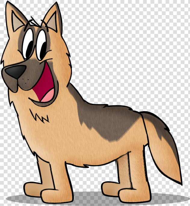 German Shepherd Clipart Clip Art   German Shepherd Mix Cartoon  HD Png DownloadTransparent PNG