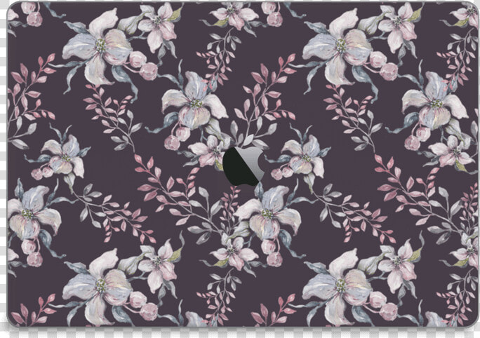 Purple  amp  Flowers Skin Macbook Pro 15” 2016    Wallet  HD Png DownloadTransparent PNG