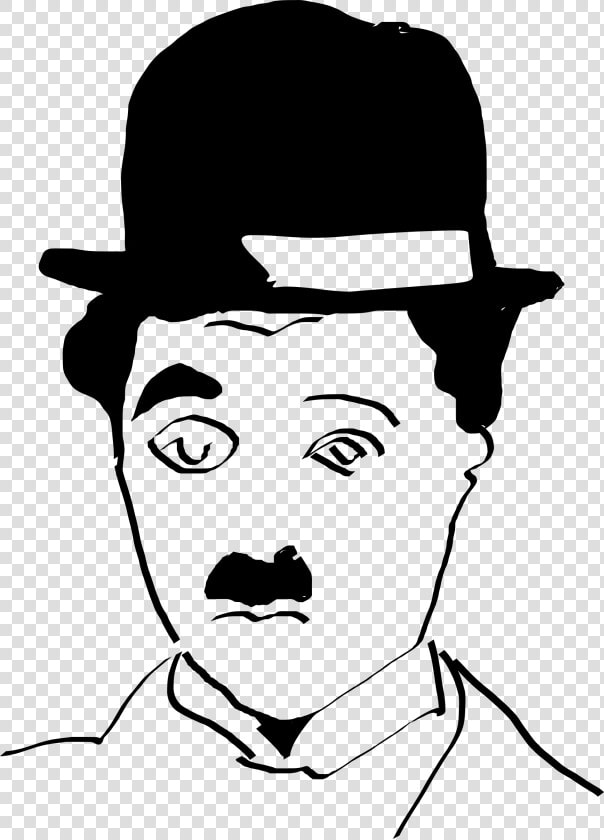 Transparent Silent Movie Clipart   Charlie Chaplin Head Png  Png DownloadTransparent PNG