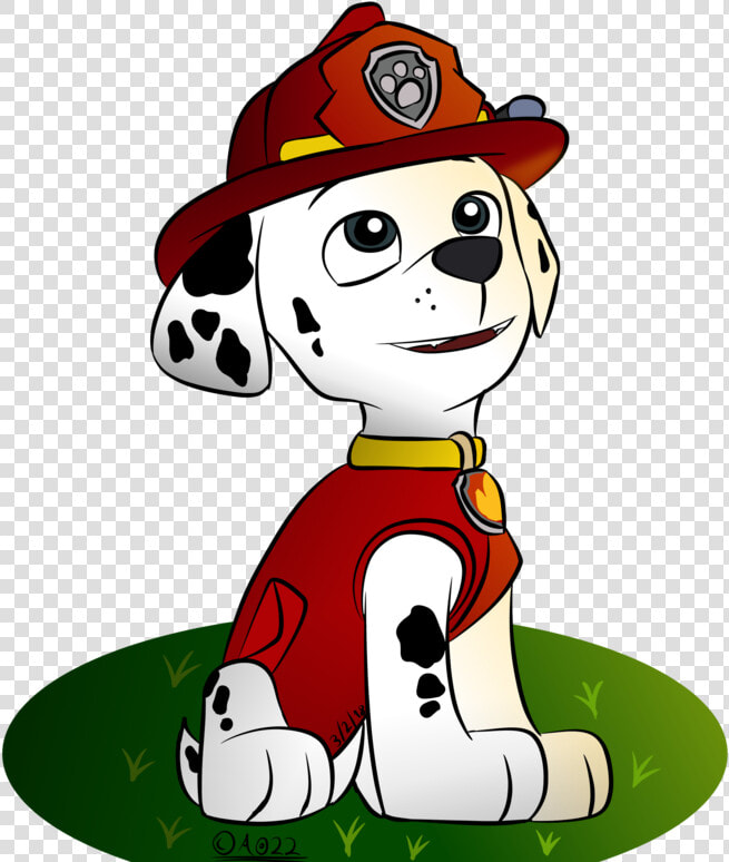 Marshall At Getdrawings Com   Paw Patrol Marshall Art  HD Png DownloadTransparent PNG