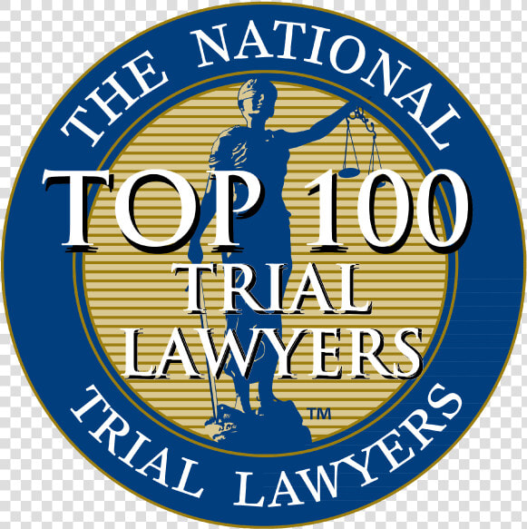 Top100seal1   National Top 40 Under 40 Trial Lawyers  HD Png DownloadTransparent PNG
