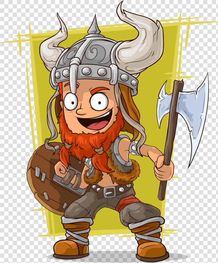 Redhead Viking Girl Cartoon  HD Png DownloadTransparent PNG