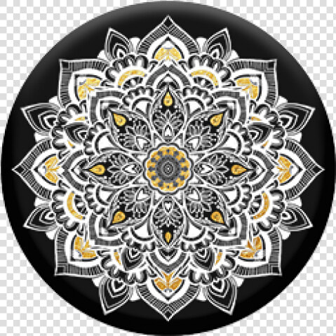 Golden Lace   Black And Gold Popsocket  HD Png DownloadTransparent PNG