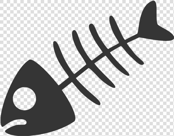Fish Bone Clipart Free Jpg Royalty Free Stock Cartoon   Transparent Background Fish Bone Clipart  HD Png DownloadTransparent PNG