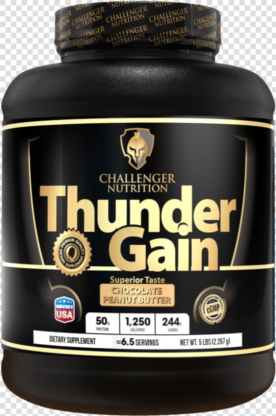 Challenger Nutrition Thunder Gain  HD Png DownloadTransparent PNG