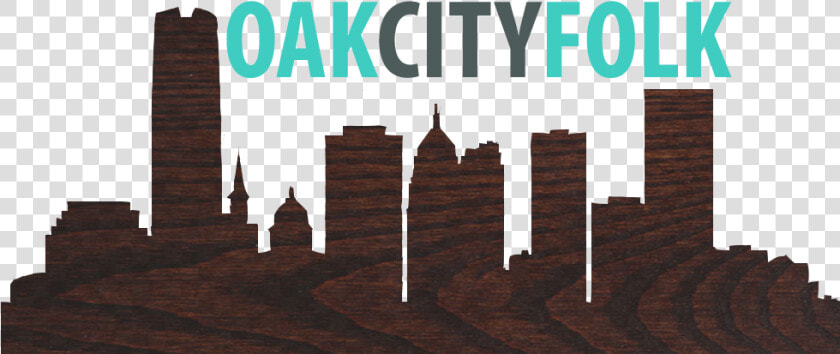 Oak City Folk   Oklahoma City Skyline Silhouette  HD Png DownloadTransparent PNG