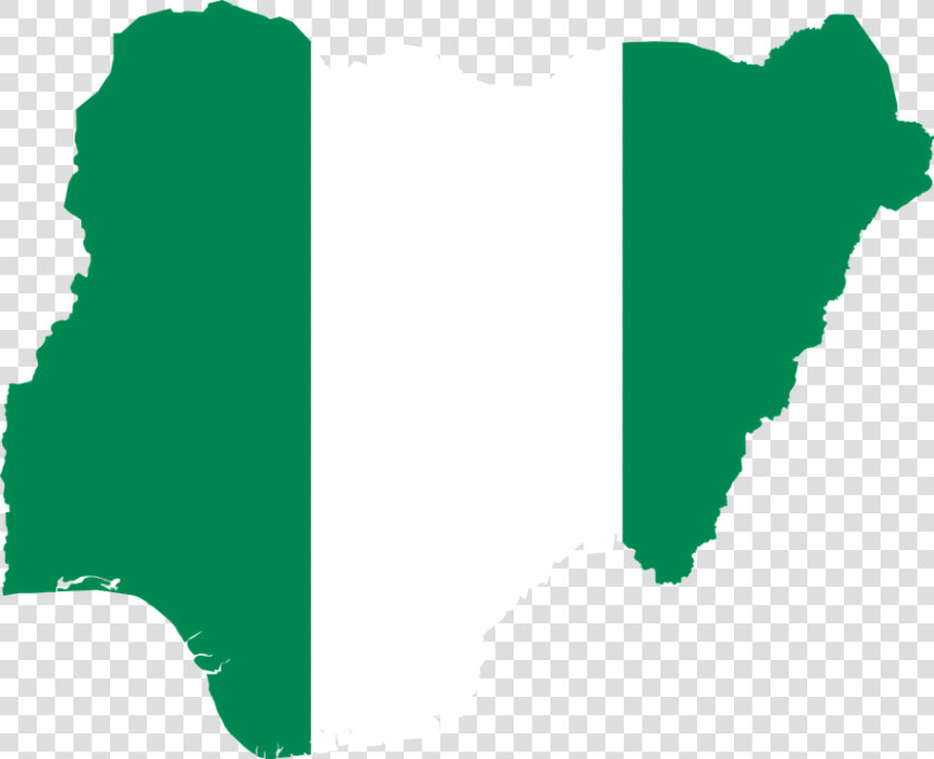 Nigeria  Flag  Map  Geography  Outline  Africa  Country   Nigeria Flag In Country  HD Png DownloadTransparent PNG