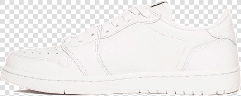 Air Jordan Sneakers 1 Low No Swoosh White 872782    Walking Shoe  HD Png DownloadTransparent PNG