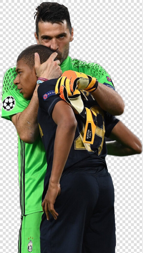 Buffon Mbappe Freetoedit   Mbappe Buffon  HD Png DownloadTransparent PNG