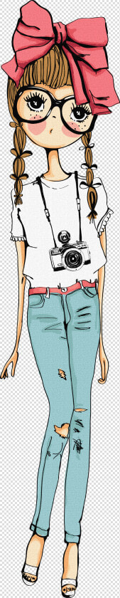 Девочки Нарисованные  HD Png DownloadTransparent PNG