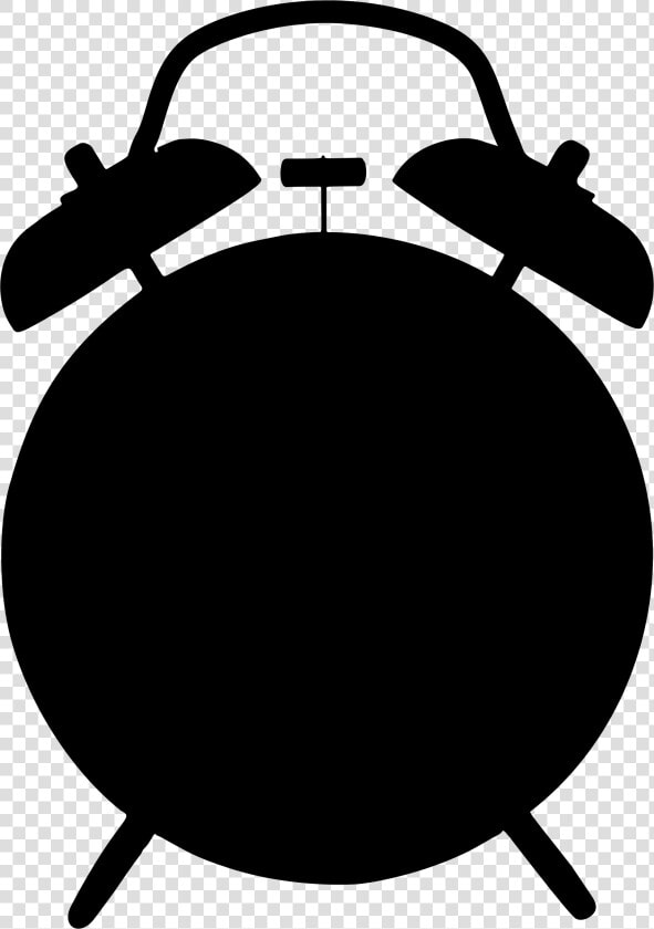 Alarm Big Image Png   Alarm Clock Silhouette  Transparent PngTransparent PNG