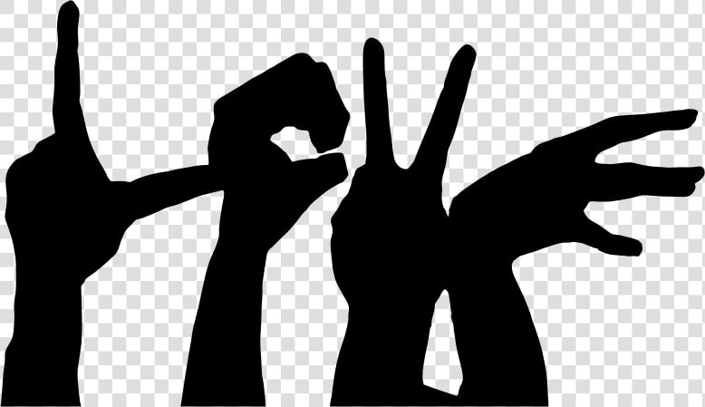Transparent Reaching Hand Png   Deaf Communication Sign Language  Png DownloadTransparent PNG