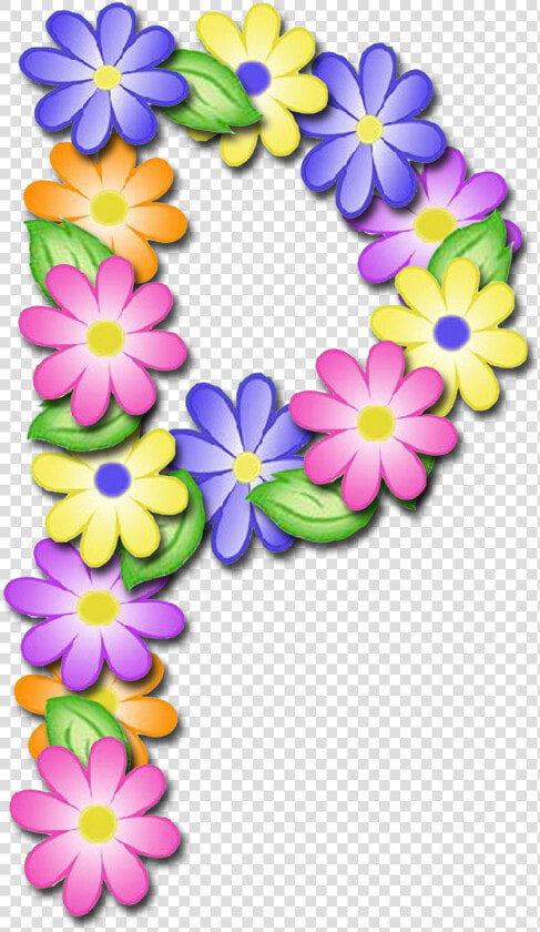 Letras De Flores P  HD Png DownloadTransparent PNG