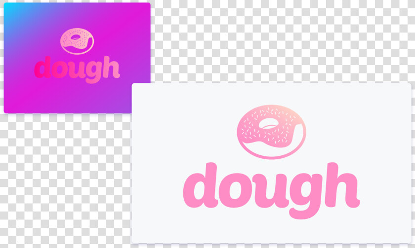 Pink Gradient Design For A Company Called Dough   Circle  HD Png DownloadTransparent PNG