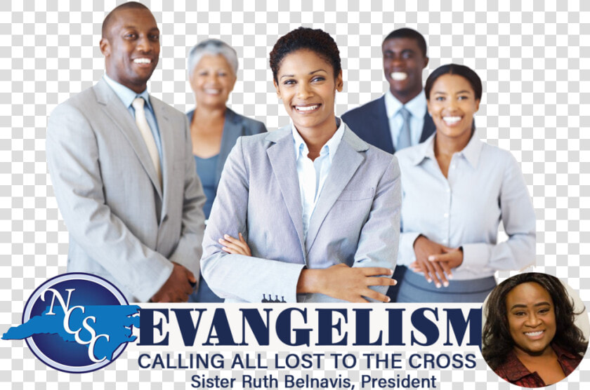 Ncsc Evangelism Banner   Business Team African American  HD Png DownloadTransparent PNG
