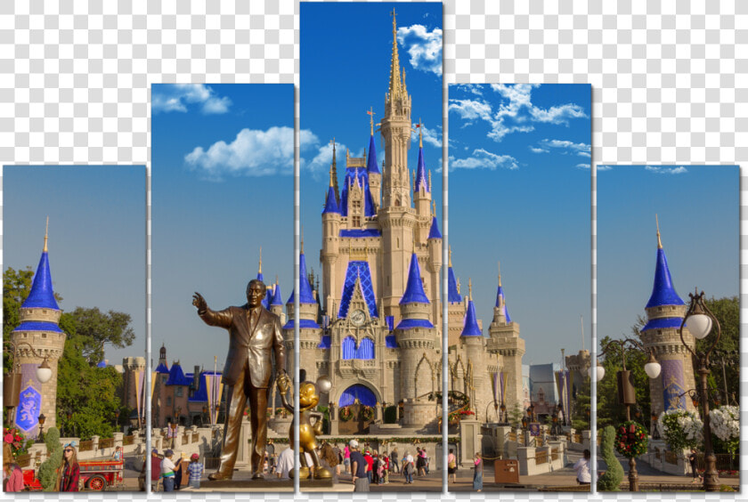 Wdw Hub   Disney World Wall Mural  HD Png DownloadTransparent PNG
