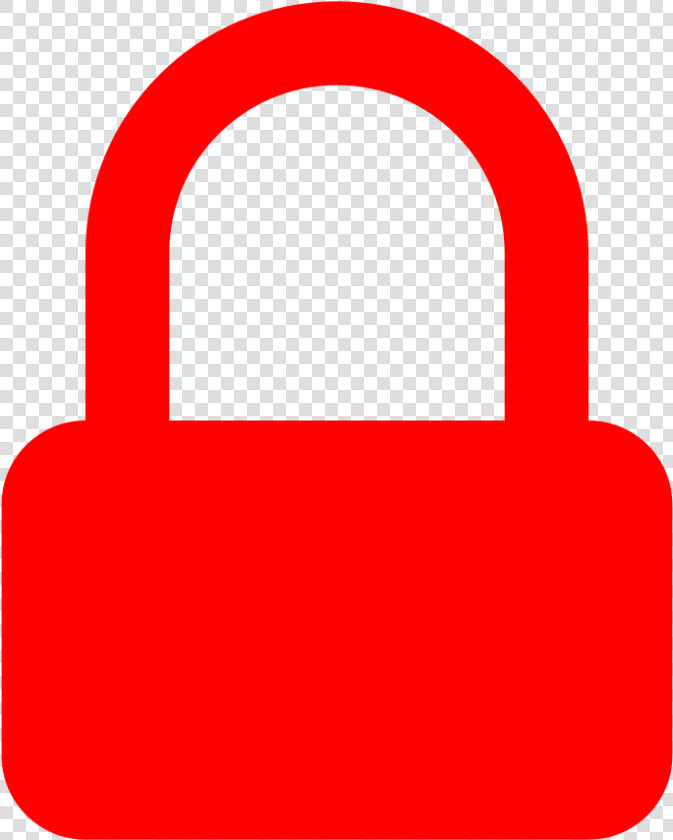 File Lock R Svg   Clipart Red Padlock  HD Png DownloadTransparent PNG