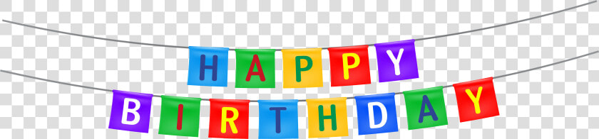Happy Birthday Banner Clip Art Transparent   Happy Birthday Banner Transparent Background  HD Png DownloadTransparent PNG