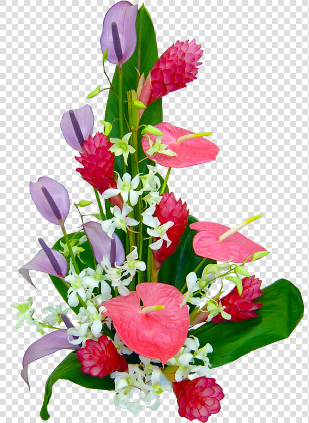 Flower Plants Png   Do Tropical Flower Arrangement  Transparent PngTransparent PNG