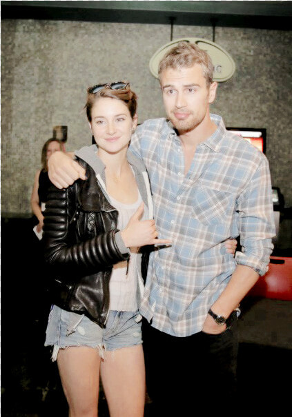 My Edit Event Shailene Woodley Theo James All It Takes   Shailene Woodley And Theo James Fun  HD Png DownloadTransparent PNG