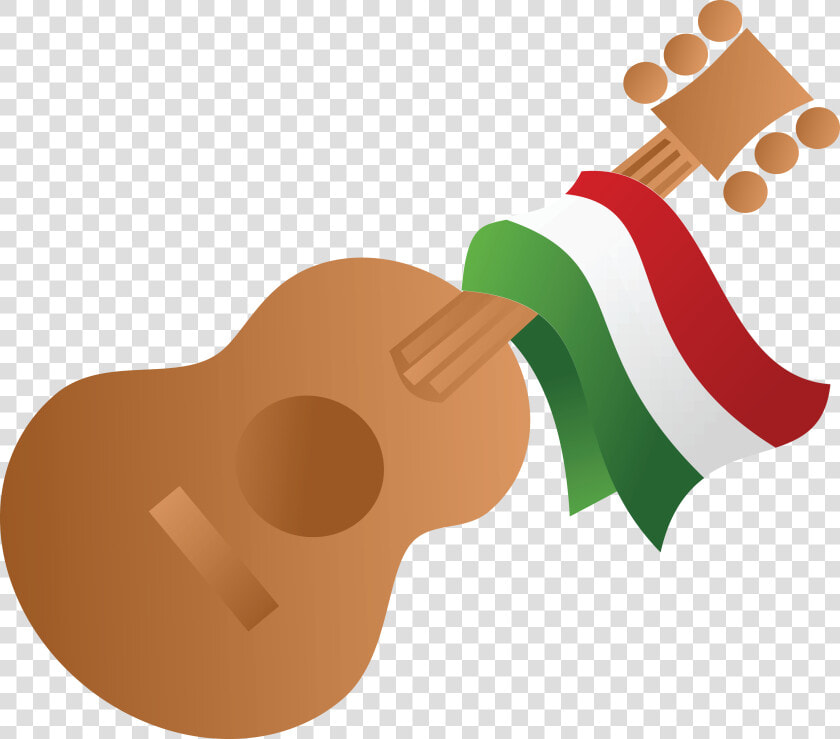 Free Clipart Of A Mexican Flag Draped On A Guitar   Cinco De Mayo Png  Transparent PngTransparent PNG
