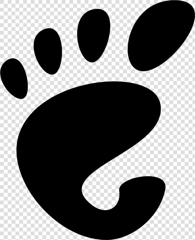 File   Gnomelogo footprint   Svg   Free And Open Source Desktop Environment  HD Png DownloadTransparent PNG