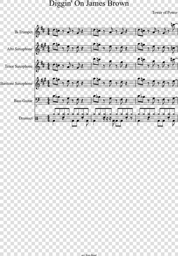 Diggin On James Brown Score  HD Png DownloadTransparent PNG