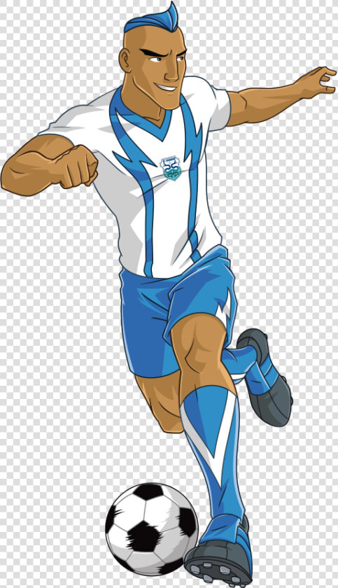 Playing Clipart Football Striker   Supa Strikas All Teams  HD Png DownloadTransparent PNG
