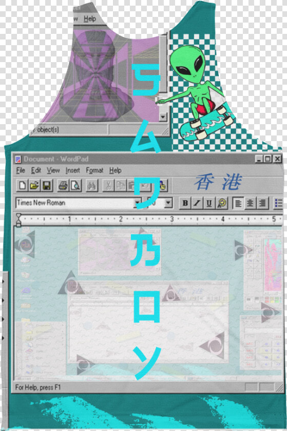 Vaporwave Sadboy All Over Print Jersey   Active Tank  HD Png DownloadTransparent PNG