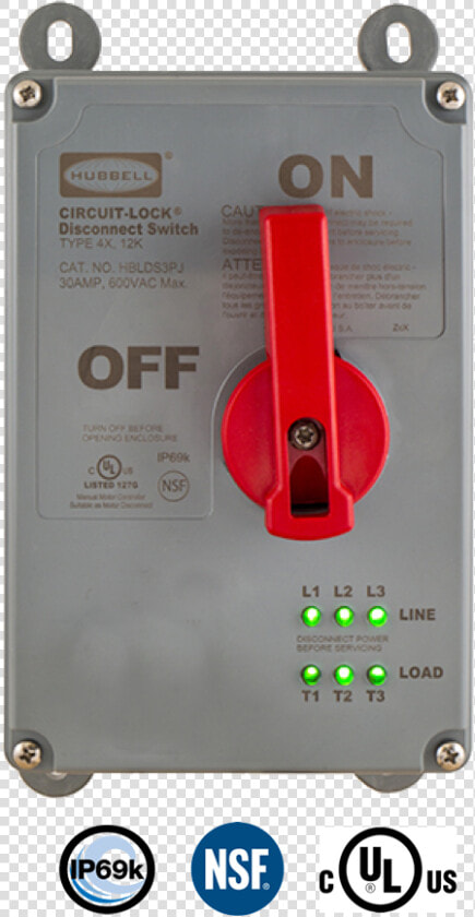 Hubbel 30a Disconnects Accent Image   Hubbell Led Disconnect  HD Png DownloadTransparent PNG