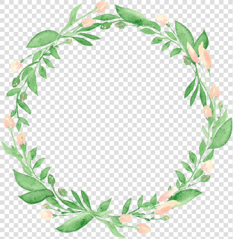 Leaf Border Transparent   Transparent Background Leaf Wreath Png  Png DownloadTransparent PNG