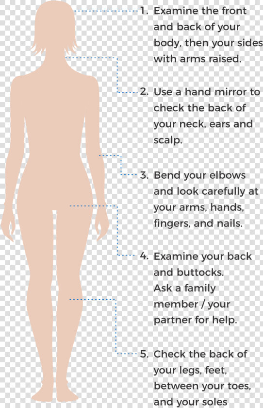 How To Check Your Skin Spots   Girl  HD Png DownloadTransparent PNG