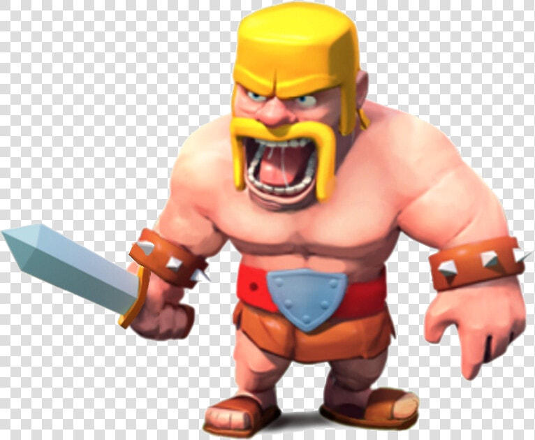 Clash Of Clans Characters Barbarian  HD Png DownloadTransparent PNG
