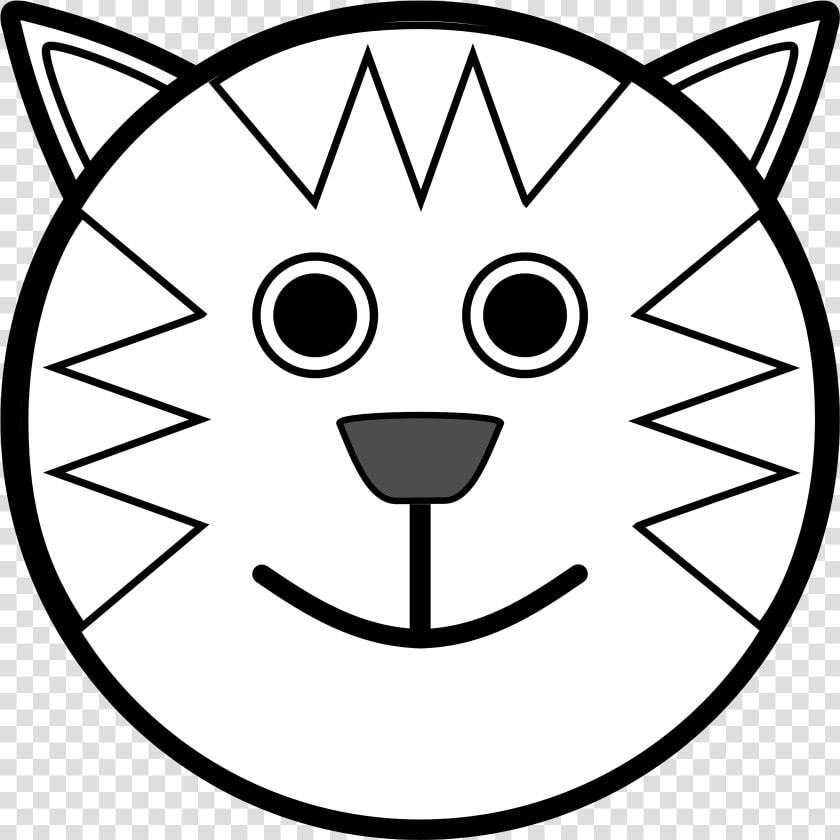 Unicorn Clipart Black And White Free Images   Cat Faces Clipart Black And White  HD Png DownloadTransparent PNG