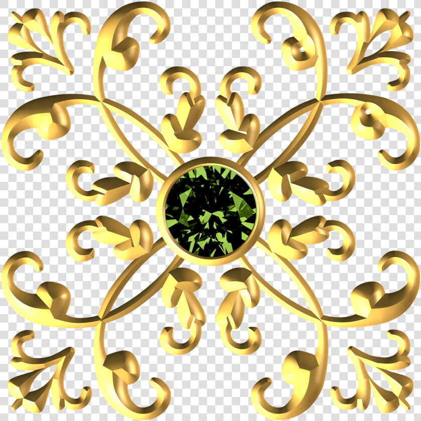 Gold  Metallic  Decorative  Royal  Ornament  Flourish   Gold And Royal Blue Backgrounds  HD Png DownloadTransparent PNG