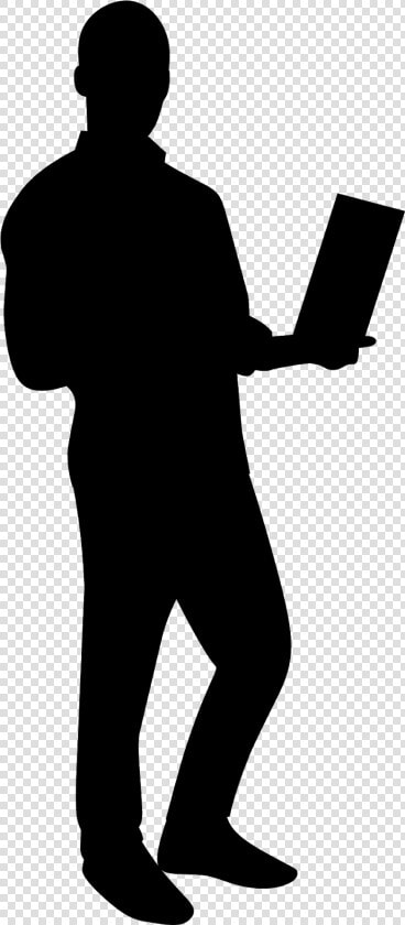Business  Laptop silhouette  Computer    Man      People    Silhouette Human With Computer  HD Png DownloadTransparent PNG