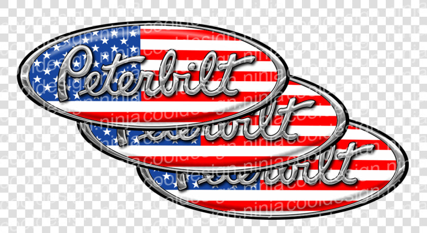 Peterbilt Emblem American Flag  HD Png DownloadTransparent PNG