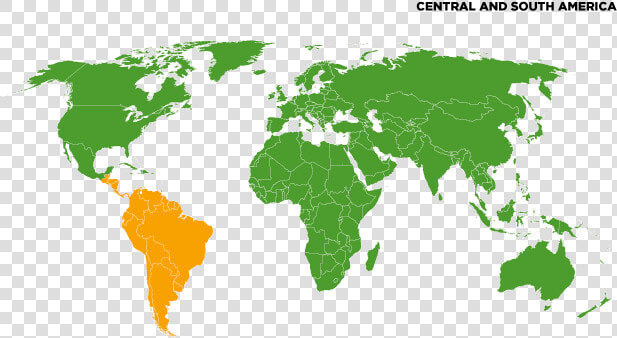 World Map Countries Grey  HD Png DownloadTransparent PNG