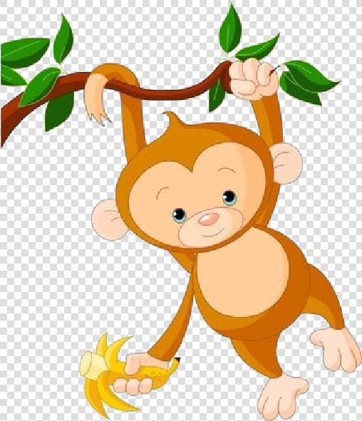Animated Monkey In A Tree Png   Baby Monkey Clip Art  Transparent PngTransparent PNG