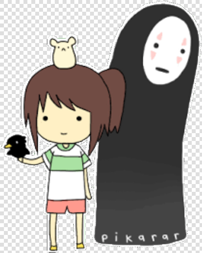  anime  manga  aesthetic  ghibli  studio  studioghibli   No Face Spirited Away Chibi  HD Png DownloadTransparent PNG