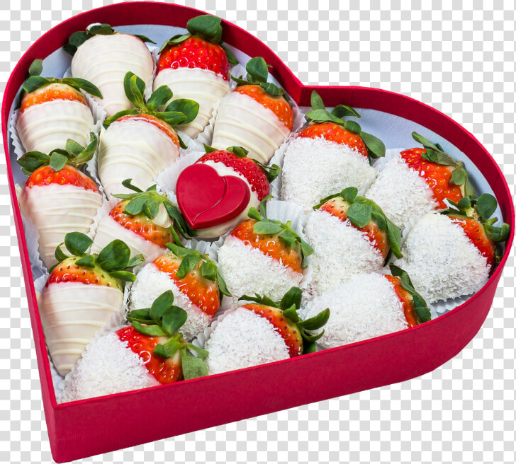 Heart Chocolate Box White Heart Chocolate Box White   Jahody V Čokoláde Srdce  HD Png DownloadTransparent PNG
