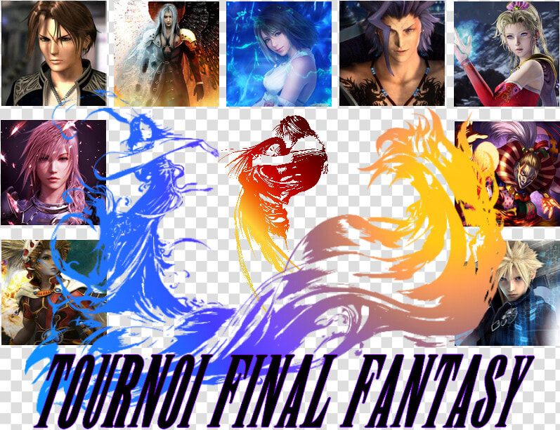Yoshitaka Amano Final Fantasy Logo  HD Png DownloadTransparent PNG