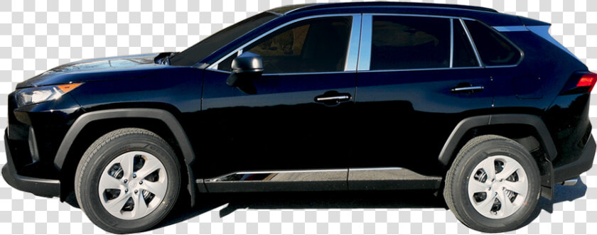 Toyota Rav4 Chrome Rocker Panel Trim   Compact Sport Utility Vehicle  HD Png DownloadTransparent PNG