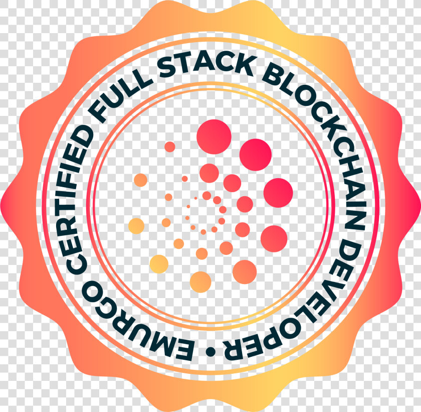Emurgo Certified Full Stack Blockchain Developer  HD Png DownloadTransparent PNG