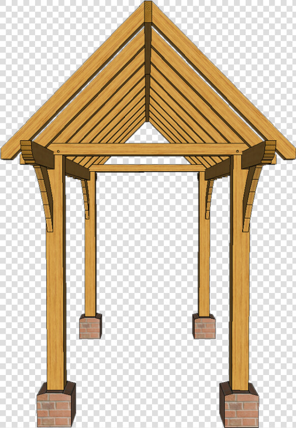 N1 4 Post Pergola 3d1 Edited 1   Gazebo  HD Png DownloadTransparent PNG