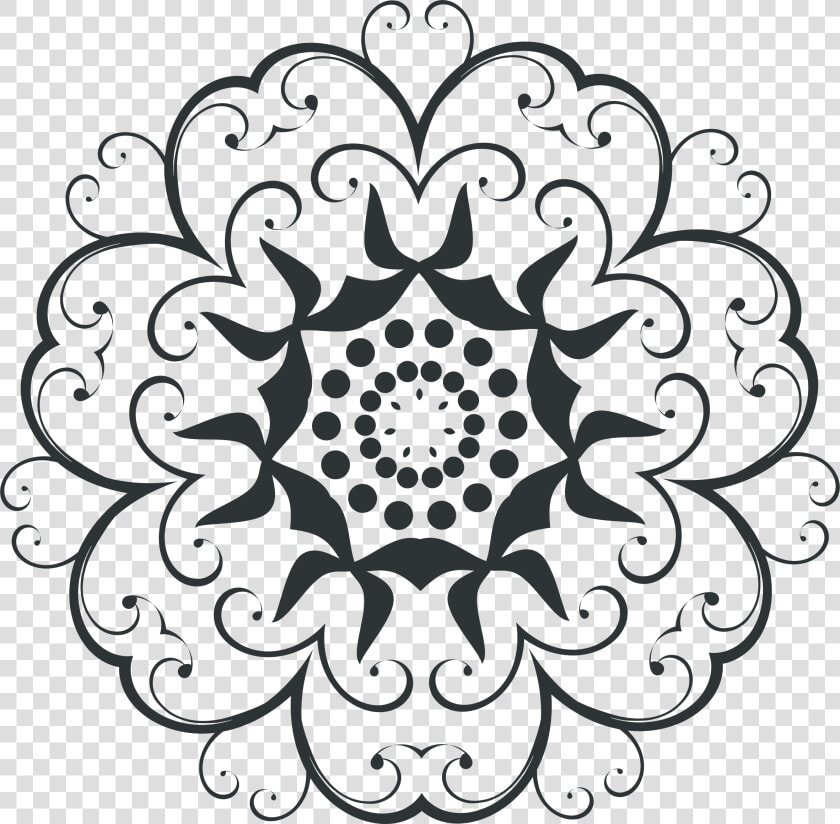 Silhouette Graphic Design Clip Art   Ornament Lace Design Png  Transparent PngTransparent PNG