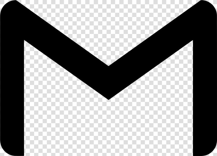 Google Mail Logo Black And White   Png Download   Gmail Logo Vector Png  Transparent PngTransparent PNG