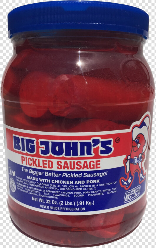 Big John S Pickled Sausage   Strawberry  HD Png DownloadTransparent PNG