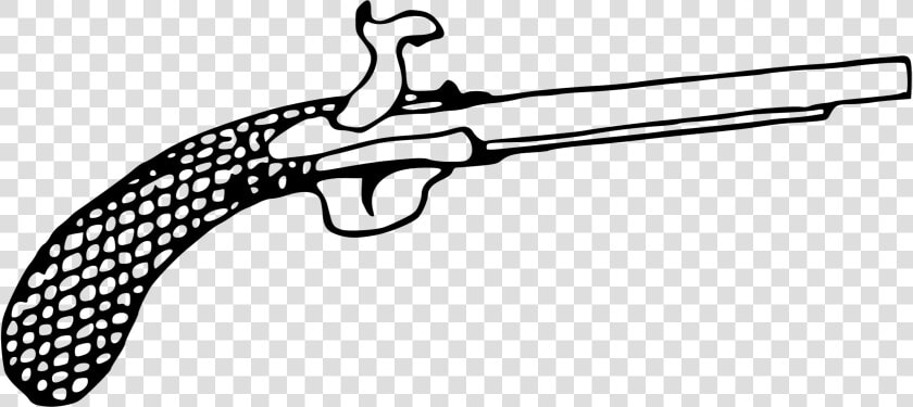 Flintlock Pistol Firearm Rifle   Flintlock Pistol Clipart  HD Png DownloadTransparent PNG
