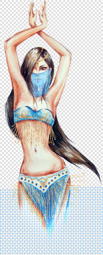 Transparent For Masked Sexy Women   肚皮 舞 Q 版  HD Png DownloadTransparent PNG
